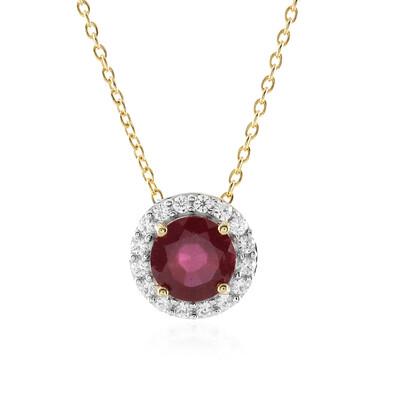 Madagascar Ruby Silver Necklace