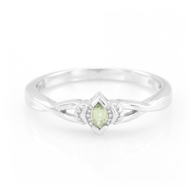 Cuprian Tourmaline Silver Ring