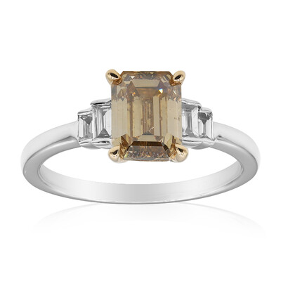 18K SI2 Brown Diamond Gold Ring (CIRARI)