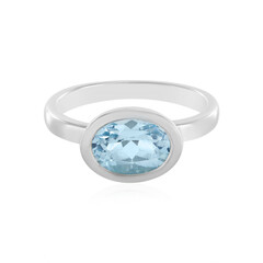 Sky Blue Topaz Silver Ring