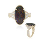 14K Andamooka matrix opal Gold Ring (AMAYANI)