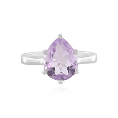 Rose de France Amethyst Silver Ring