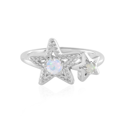 Welo Opal Silver Ring