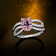 18K Pink Diaspore Gold Ring (AMAYANI)