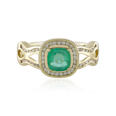 9K Zambian Emerald Gold Ring (de Melo)