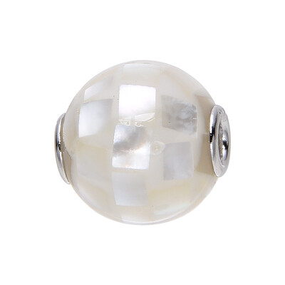 Mother of Pearl Silver Pendant (MONOSONO COLLECTION)