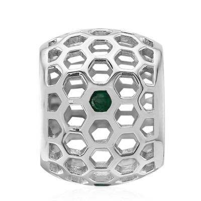 Zambian Emerald Silver Charm (Annette)