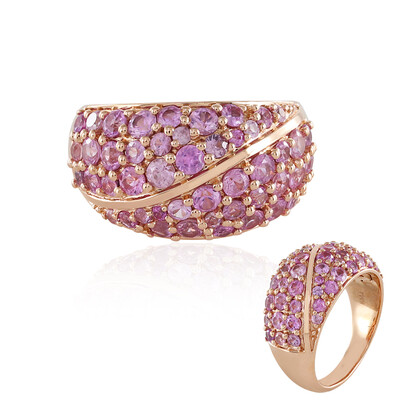 9K Pink Sapphire Gold Ring (KM by Juwelo)