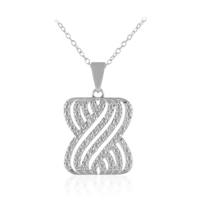 I3 (I) Diamond Silver Necklace