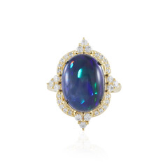 Mezezo Opal Silver Ring (Adela Silber)