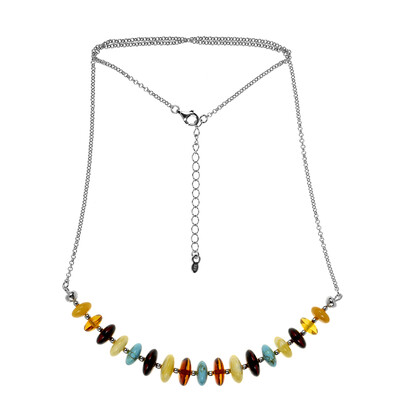 Baltic Amber Silver Necklace (dagen)