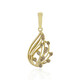 9K I2 Champagne Diamond Gold Pendant (Ornaments by de Melo)