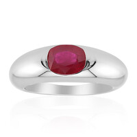 Bemainty Ruby Silver Ring