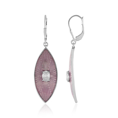 Zircon Silver Earrings