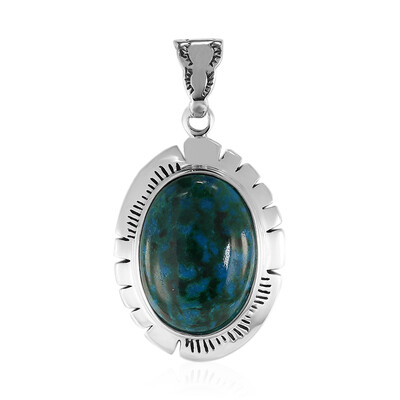 Chrysokolla Silver Pendant (Art of Nature)