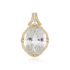 14K Canary Kunzite Gold Pendant (de Melo)