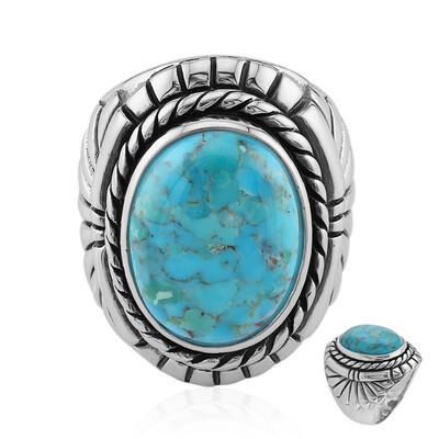 Kingman Blue Mojave Turquoise Silver Ring (Art of Nature)