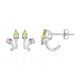 Peridot Silver Earrings