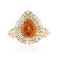 14K Mandarin Garnet Gold Ring (CIRARI)