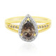 18K SI1 Argyle Cognac Diamond Gold Ring (Mark Tremonti)