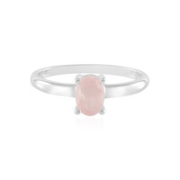 Rose Quartz Silver Ring