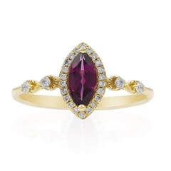 10K Rhodolite Gold Ring