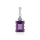 Moroccan Amethyst Silver Pendant