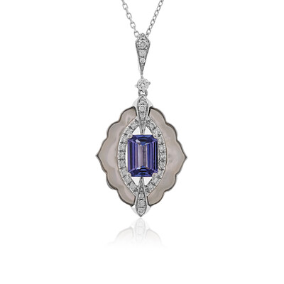 14K AAA Tanzanite Gold Necklace (CIRARI)