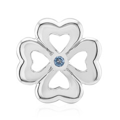 Swiss Blue Topaz Silver Charm