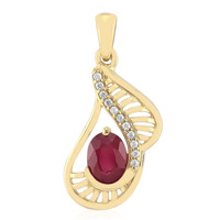 9K Bemainty Ruby Gold Pendant