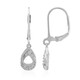 SI1 (G) Diamond Silver Earrings (Annette)