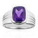 Siberian Amethyst Silver Ring