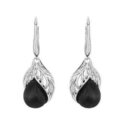 Black Oak Silver Earrings (dagen)