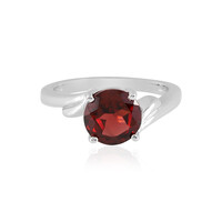 Mozambique Garnet Silver Ring