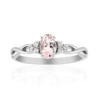 Madagascan Morganite Silver Ring