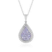 Tanzanite Silver Necklace