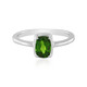 Russian Diopside Silver Ring