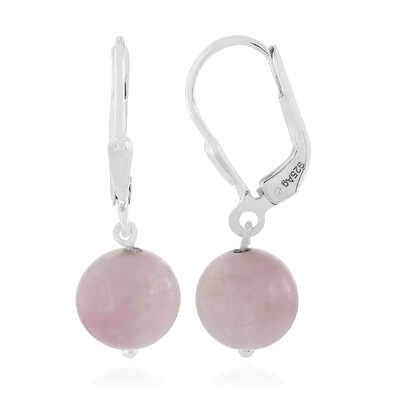 Kunzite Silver Earrings