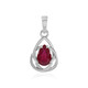 Madagascar Ruby Silver Pendant