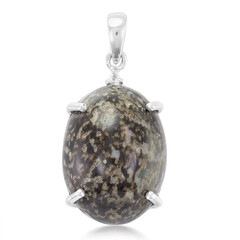 Leopard Opal Silver Pendant