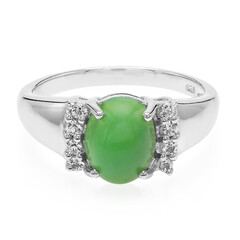 Imperial Chrysoprase Silver Ring