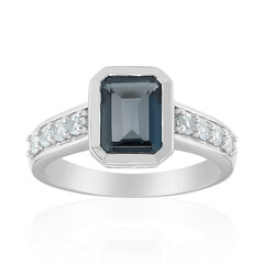 London Blue Topaz Silver Ring