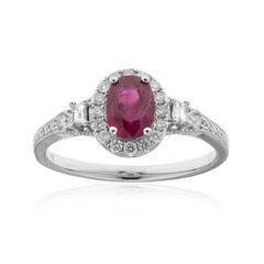 14K AAA Mozambique Ruby Gold Ring (CIRARI)