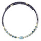 Brazilian Aquamarine Steel Choker (Riya)