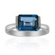 London Blue Topaz Silver Ring (Pallanova)