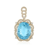 18K Marambaia Topaz Gold Pendant (AMAYANI)