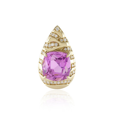 14K Patroke Kunzite Gold Pendant (de Melo)