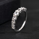 White Topaz Silver Ring