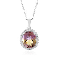 Ametrine Silver Necklace