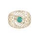 9K Zambian Emerald Gold Ring (Ornaments by de Melo)